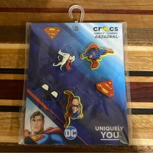 Superman Crocs Jibbitz Charms Set